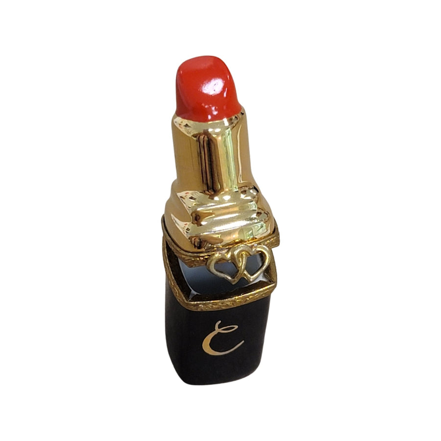 Red Lipstick Limoges Box Porcelain Figurine-fashion limoges boxes-CH8C222
