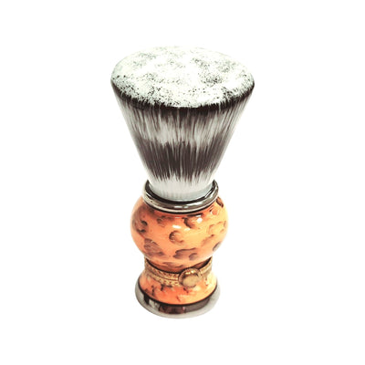 Shaving Brush Brown Limoges Box Porcelain Figurine-fashion limoges boxes-CH3S392