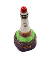 Small Lighthouse on Ocean Limoges Box Porcelain Figurine-beach ocean travel LIMOGES BOXES-CH2P221