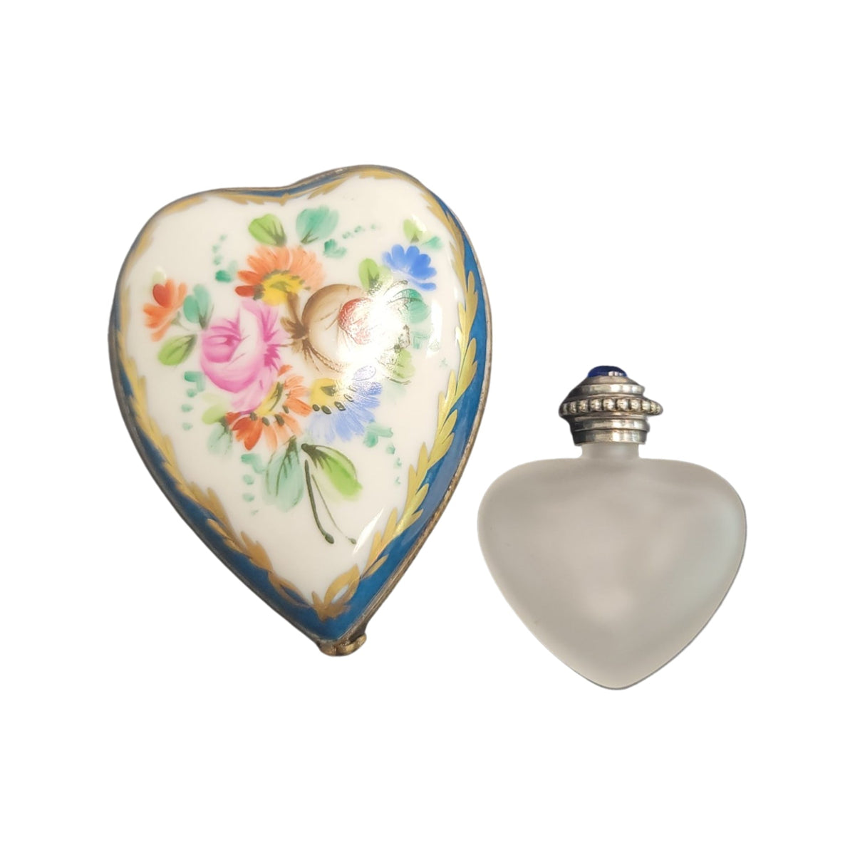Teal Heart Perfume Bottle-hearts perfume-CH4F115-TEALQ