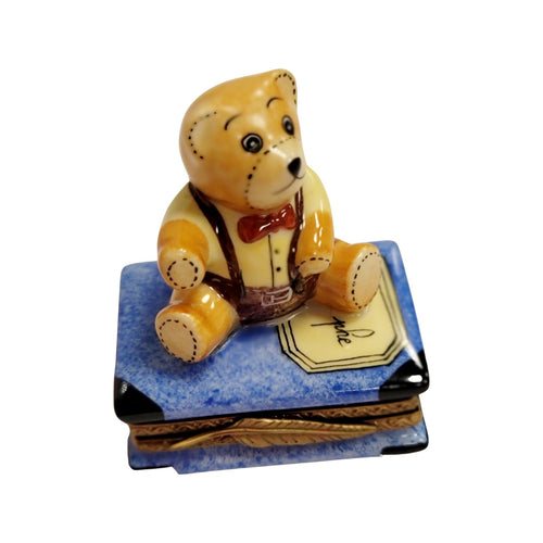 Teddy Bear on Blue Book-Teddy-CH2P190