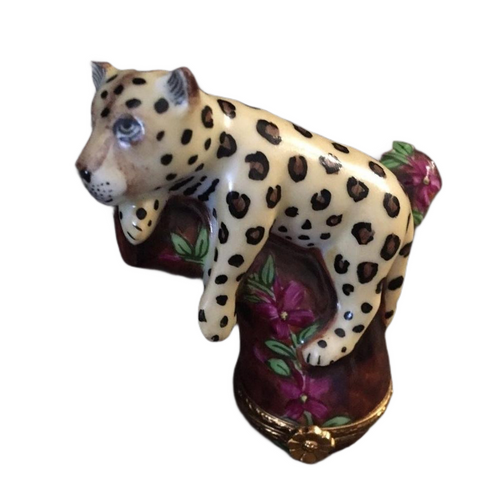 Jaguar Limoges Box Figurine - Limoges Box Boutique