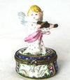 Beautifully crafted angel sculpture with a violin, available for fast shipping