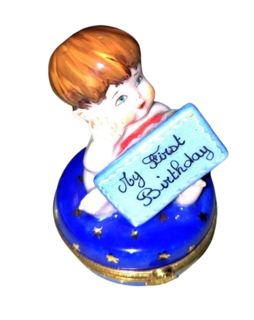 Baby Boy 1st Birthday - Limoges