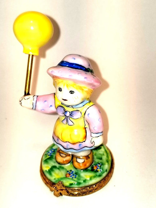 Baby Girl w Yellow Balloon Limited Edition