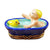 Baby in Tub with Duck Limoges Box - Limoges Box Boutique