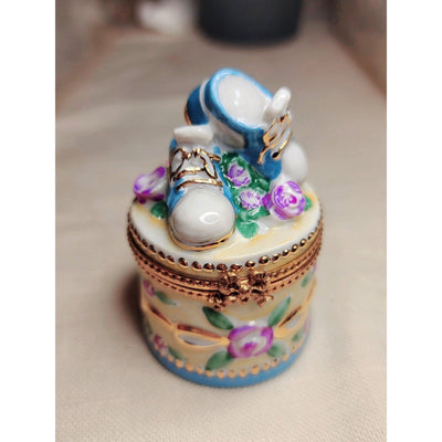Baby Shoes No. 1 of 750 Limoges Box Figurine - Limoges Box Boutique