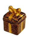 Black Gold Gift Box Present Limoges Box Figurine - Limoges Box Boutique
