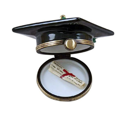 Black Graduation Cap With Diploma