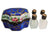 Blue 4 Perfume Boxes Porcelain Limoges Trinket Box - Limoges Box Boutique