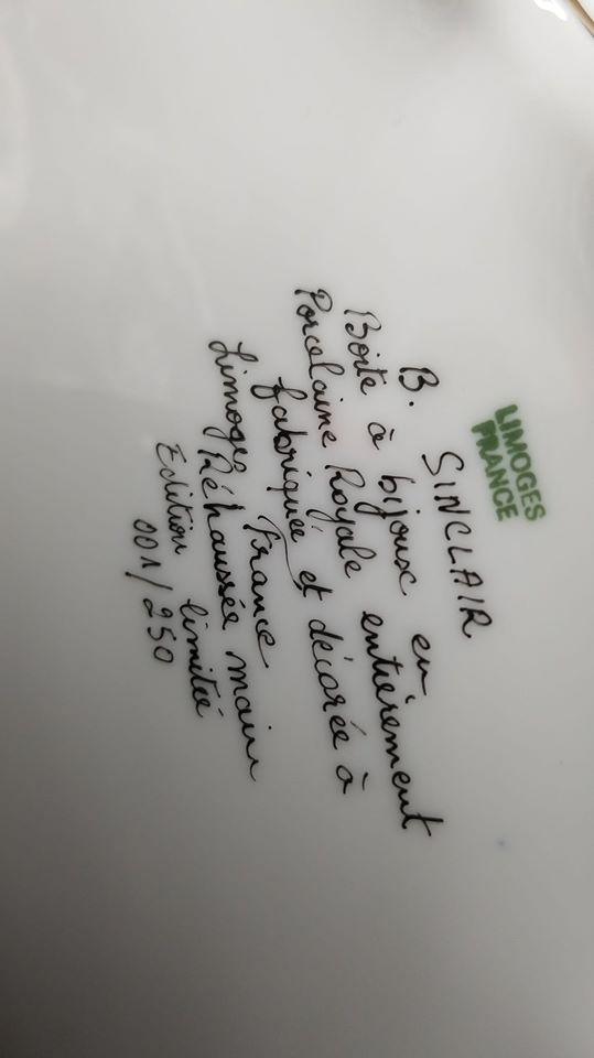 Blue Chest - 9" x 7" x 5" Jewelry Box Porcelain Figurine French Gifts Collectible - Limoges Box Boutique