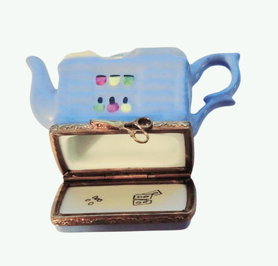 Blue Beauty shop Teapot