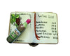 Book on Wine List Limoges Box Figurine - Limoges Box Boutique