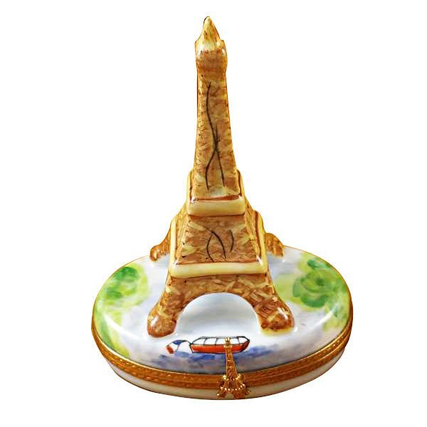 Brown Eiffel Tower Paris in intricate detail and craftsmanship