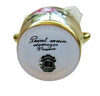 Brown Tea Urn Chest w Rosard Motiff Porcelain Limoges Trinket Box - Limoges Box Boutique
