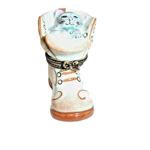 Cat in Boot Limoges Box Figurine - Limoges Box Boutique