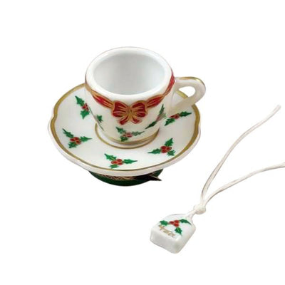Christmas Teacup with Teabag