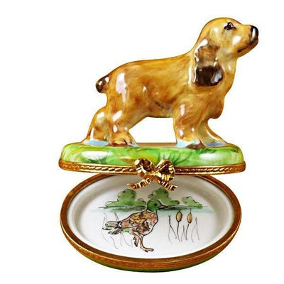 Cocker Spaniel Limoges Box - Limoges Box Boutique