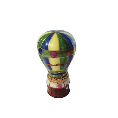 Colorful Hot Air Balloon Limoges box Limoges Box Figurine - Limoges Box Boutique