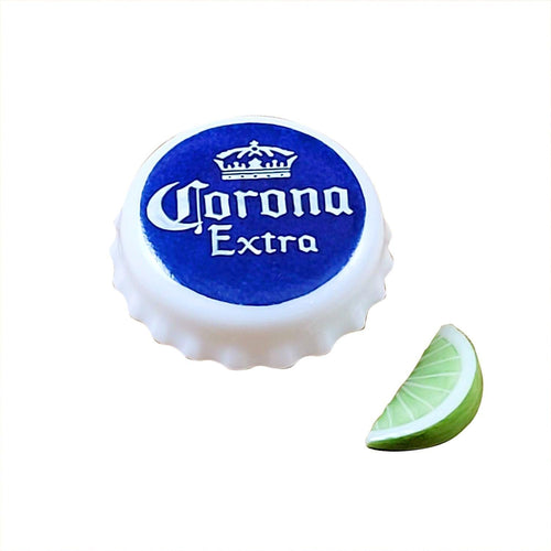 Corona Beer Cap with Lime Slice Limoges Box - Limoges Box Boutique