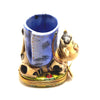 Cow Vase Pencil Holder Limoges Box Well Detailed Limoges Box Figurine - Limoges Box Boutique