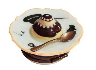 Cream Puff Eclair Dessert on Plate
