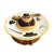 Cream Puff Eclair Dessert on Plate Limoges Box Figurine - Limoges Box Boutique