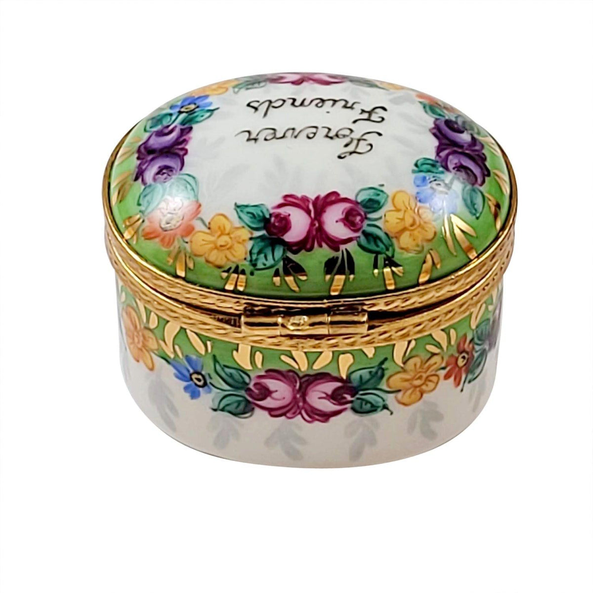 Forever Friends with Flowers Limoges Box - Limoges Box Boutique