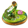 Cute and regal frog adorned with a royal crown