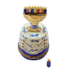 Hanukkah Menorah on Table with Removable Candle Limoges Box - Limoges Box Boutique