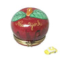 I Love New York Apple w Removable Taxi Limoges Box - Limoges Box Boutique