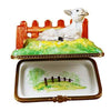 Lamb by Fence Limoges Box - Limoges Box Boutique