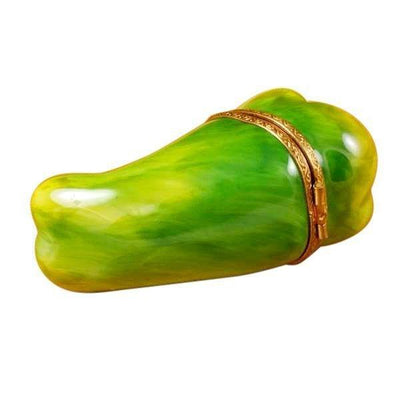 Large Pepper - Green Limoges Box - Limoges Box Boutique