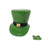 Leprechaun Hat with a Removable Four Leaf Clover