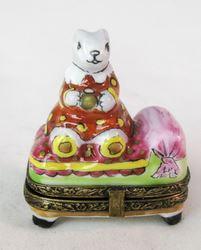 Little Mouse Porcelain Limoges Trinket Box - Limoges Box Boutique