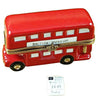 London Double Decker Bus with Removable Ticket Limoges Box - Limoges Box Boutique