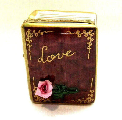 Love Book with Rose Flower - La Gloriette