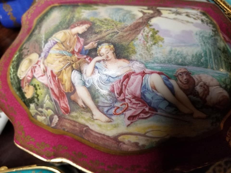 Lovers JEWELRY BOX - 1 of 250 - Penicaud - 9" x 7" x 5" Limoges Box - Limoges Box Boutique