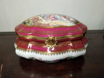 Lovers JEWELRY BOX - 1 of 250 - Penicaud - 9" x 7" x 5" Limoges Box - Limoges Box Boutique