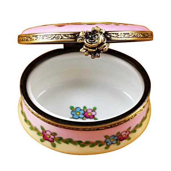 Mazeltov Oval Box - Handcrafted silver jewelry box with intricate floral design 