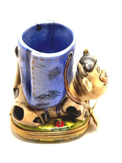 Highly Detailed Cow Vase Pencil Holder