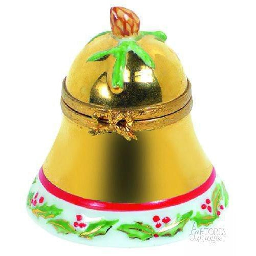 Merry Christmas Bell Limoges Box Figurine - Limoges Box Boutique