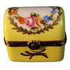Mini Box Yellow Vincenne W/ Limoges Box Figurine - Limoges Box Boutique