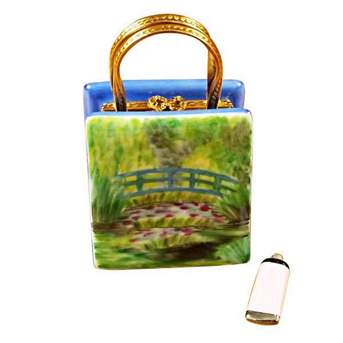 Monet Bag with Bridge and Water Lily with Removable Paint Tube