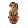 Monkey on Barrel Limoges Box - Limoges Box Boutique