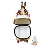 Mother Rabbit Rocker with Baby Limoges Box - Limoges Box Boutique