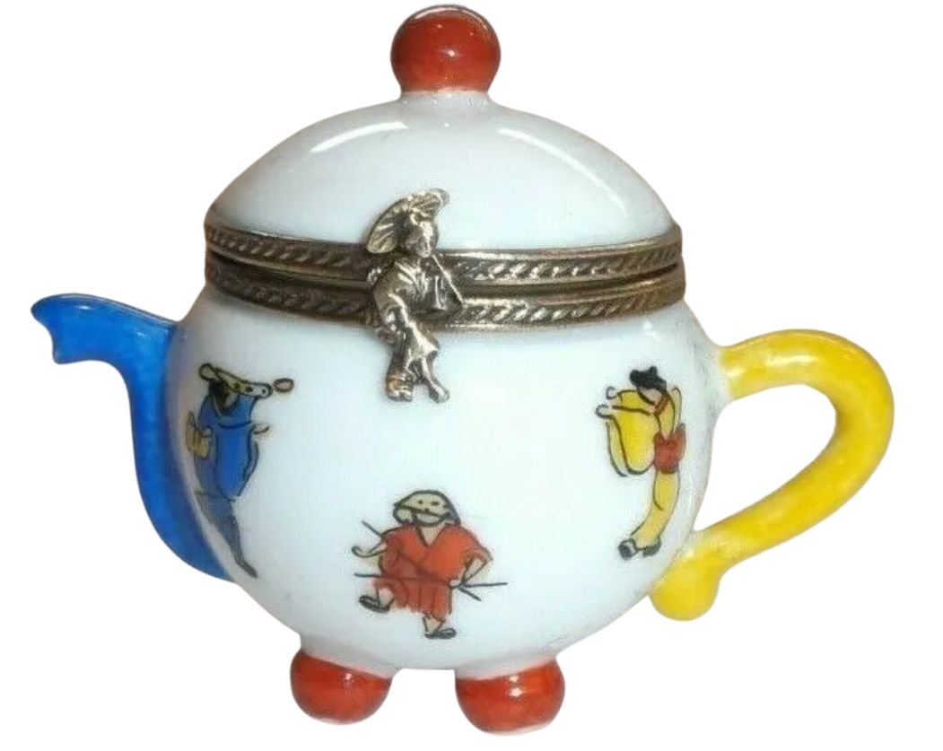 Oriental Teapot Boule French France