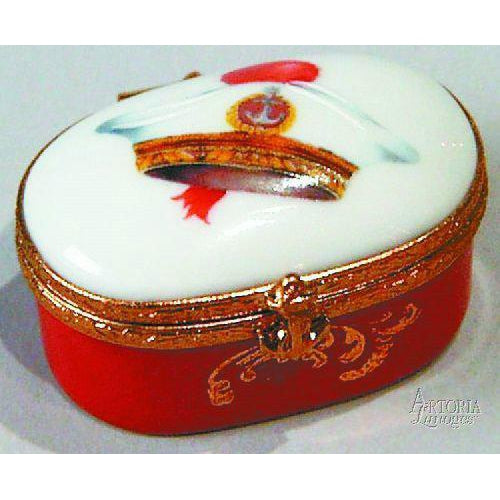 Oval W/ Red Sailor Cap (Reti Limoges Box Figurine - Limoges Box Boutique