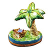 Palm Tree with Chair Limoges Box - Limoges Box Boutique