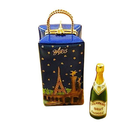 Paris by Night Giftbag with Bottle of Champagne